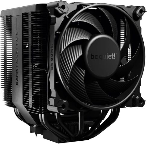 كن هادئاً! Dark Rock Pro 5 CPU CPU CPU هادئ | تدفق الهواء مرتفع للغاية | 7 أنابيب الحرارة النحاسية عالية الأداء | مفتاح السرعة | الشحوم الحرارية | BK036 in Kuwait