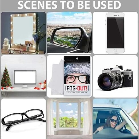 50Pcs Reusable Anti-Fog Suede Glasses Cloth Microfiber Anti-Fog Glasses Cloth Lens Mobile Phone Cleaning Wipes,14 * 15cm in Kuwait