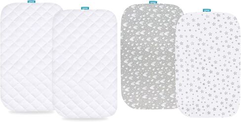 Waterproof Bassinet Mattress Pad Cover and Bassinet Sheets for Semphis Baby Bassinet Bedside Sleeper in Kuwait