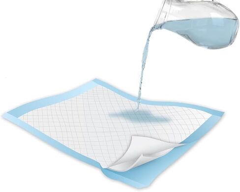 All Purpose Disposable Underpads 24" X 36" (20 Pads) As Floor Bed Chair Incontinence Protector for Adult Or Pets, Effective Highly Absorbent Leak Proof Pads in Kuwait