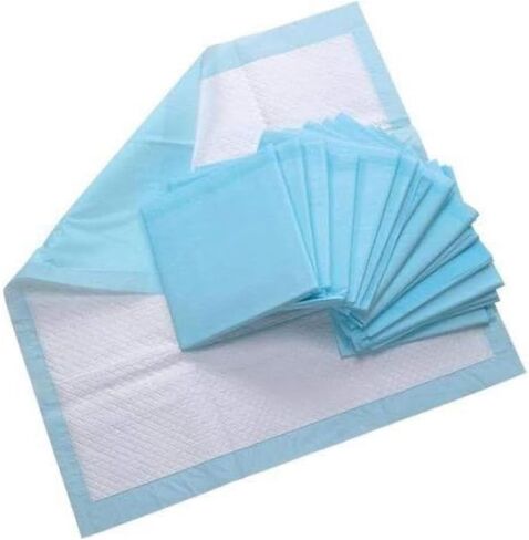 All Purpose Disposable Underpads 24" X 36" (20 Pads) As Floor Bed Chair Incontinence Protector for Adult Or Pets, Effective Highly Absorbent Leak Proof Pads in Kuwait