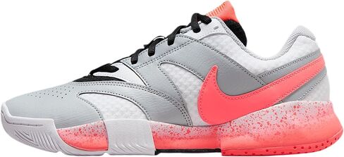 حذاء التنس NikeCourt Lite 4 للسيدات (أبيض/رمادي ذئب/لافا ساخن) in Kuwait