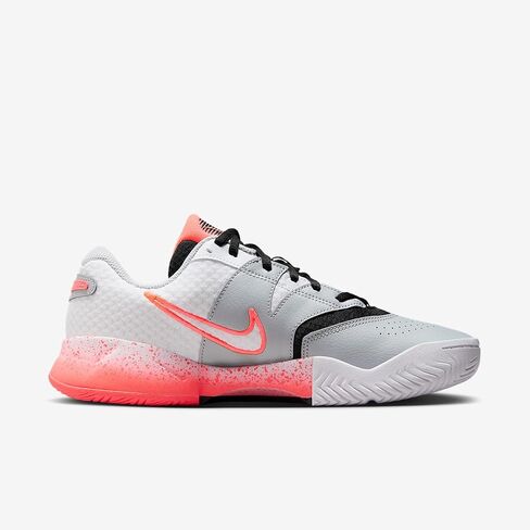 حذاء التنس NikeCourt Lite 4 للسيدات (أبيض/رمادي ذئب/لافا ساخن) in Kuwait