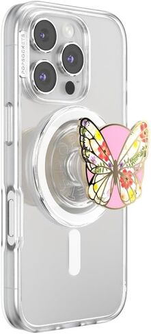 ​​​​PopSockets Phone Grip with Expanding Kickstand, Adhesive Grip - Enamel Luna Moth in Saudi Arabia