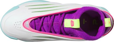 adidas Mens Harden Volume 9 Basketball Sneakers Shoes - Green, Purple, White in Kuwait
