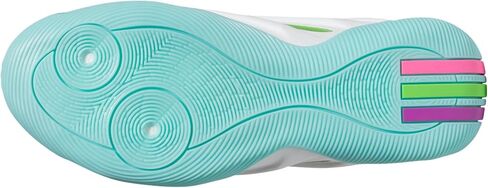 adidas Mens Harden Volume 9 Basketball Sneakers Shoes - Green, Purple, White in Kuwait