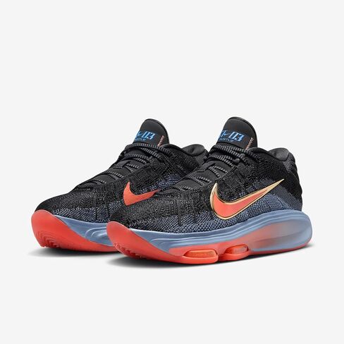 Nike G.T. Hustle 3 Women's Basketball Shoes (FZ2851-001, Anthracite/Ashen Slate/Metallic Gold/Light Wild Mango) Size 7.5 in Kuwait