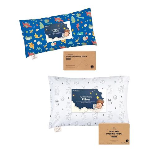 وسادة طفل صغير من KeaBabies Buddy مع كيس وسادة مقاس 10x18 ووسادة طفل صغير مع كيس وسادة، كبيرة الحجم مقاس 14x20 - وسادة أطفال ناعمة ومسامية للنوم - وسادة سفر كبيرة للأطفال in Kuwait
