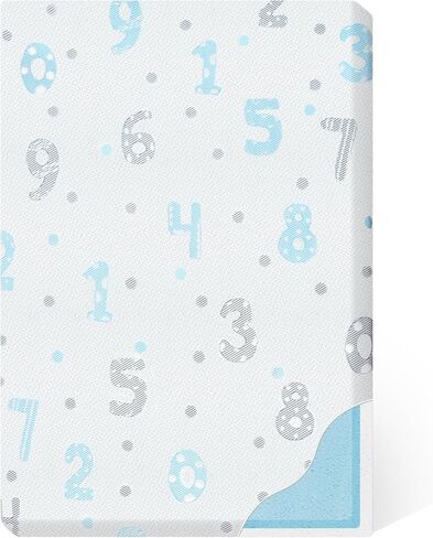 Pack and Play Mattress Pad - 38"x26" Dual-Sided Memory Foam Pack N Play Mattresses - Foldable Portable Travel Baby Crib Mattress with Breathable Removable Cover in Kuwait
