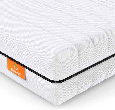 Dourxi Crib Mattress, Breathe Through Baby Dual-Sided Comfort Memory Foam Toddler Mattress with Washable 3-D Mesh Cover, Fits Standard Full Size Crib and Toddler Bed, 52x27.5x6 inch in Kuwait
