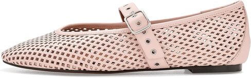 Madewell Women's The Remy Mary Jane Flats in Perforated Leather in Saudi Arabia