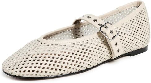 Madewell Women's The Remy Mary Jane Flats in Perforated Leather in Saudi Arabia