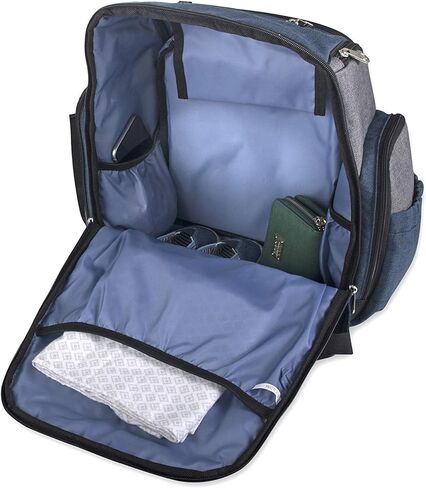 FISHER-PRICE BABY Fastfinder 3 Piece Set Diaper Bag Backpack for Moms & Dads with Changing Pad and Wipes Pocket in Kuwait