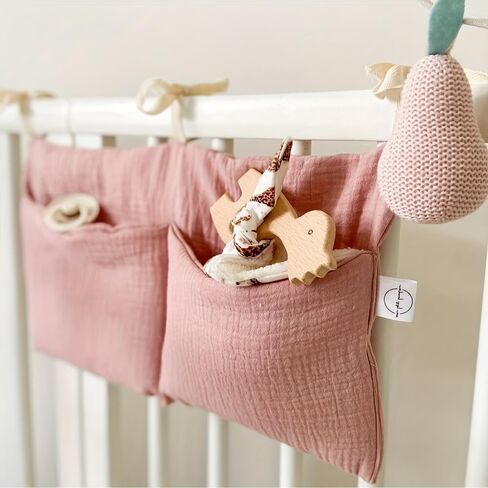 1pcs Multi-Functional Nursery Storage Bag with Animal Print, Sturdy Space-Saving Diaper Holder for Baby Changing Table in Saudi Arabia