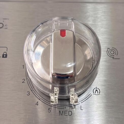Stove Knob Safety Covers, V0-Grade Flame Retardant & Heat-Resistant, Universal Gas Knob Locks for Kitchen Stove & Oven, Oven Door Lock for Child Safety, Clear (5 Covers + 1 Lock) in Kuwait
