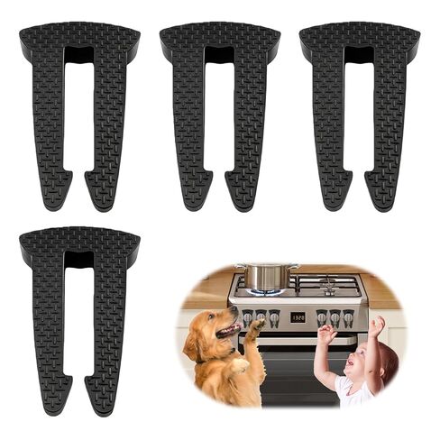 4-Pack Stove Knob Safety Covers Gas Stove Knob Locks & Oven Knob Covers for Child Safety, Heat-Resistant Stove Locks, Universal Fit for Gas/Electric Stoves, Child Safety Stove Knob Locks in Kuwait