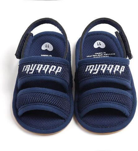 Newborn Baby Girls Boys Sandals Summer Breathable Casual Beach Toddler Sandals First Walking Shoes Soft Sole Anti-Slip Outdoor Shoes in Kuwait