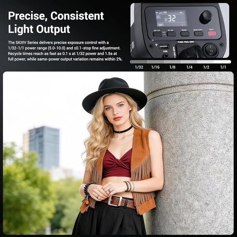 GODOX SK400III-V SK400IIIV Photo Studio Flash 400Ws 2.4G Wireless Bowens Mount Strobe Light GN65 5700±200K مصباح النمذجة 0.1-1.5s إعادة تدوير وقت التصوير الفوتوغرافي للمنتج / الزفاف / الصورة in Kuwait