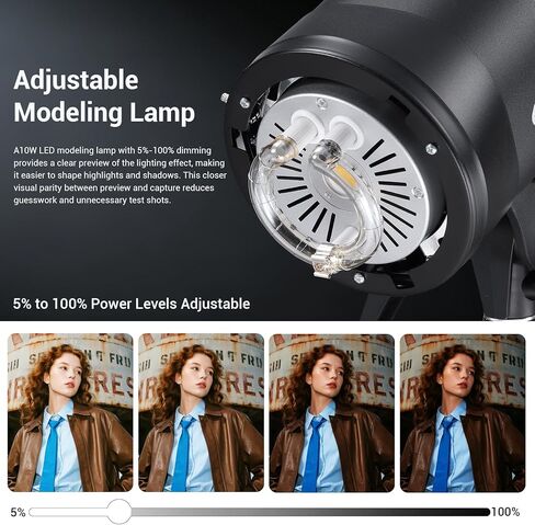 GODOX SK400III-V SK400IIIV Photo Studio Flash 400Ws 2.4G Wireless Bowens Mount Strobe Light GN65 5700±200K مصباح النمذجة 0.1-1.5s إعادة تدوير وقت التصوير الفوتوغرافي للمنتج / الزفاف / الصورة in Kuwait