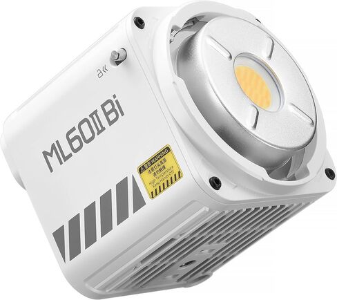 Godox ثنائي اللون LED Monolight، 70W، 2800–6500K، CRI 96 TLCI 97، التحكم في التطبيق، 11 FX، مصباح فيديو LED محمول لمنشئي المحتوى (ML60IIBiWHT) in Kuwait