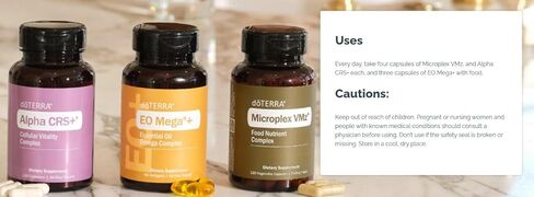 doTERRA Lifelong Vitality Pack - Alpha CRS+, xEO Mega and Microplex VMz ( in Saudi Arabia