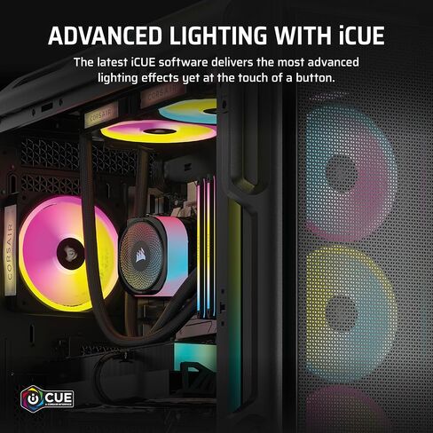 Corsair Vengeance i8200 Gaming PC – Liquid Cooled Intel® Core™ i9 14900KF CPU – NVIDIA GeForce RTX 5080 GPU – 64GB Dominator Titanium RGB DDR5 Memory – 2TB+2TB M.2 SSD – Black in Saudi Arabia