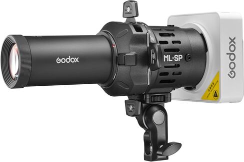 Godox 50° Projection Attachment for ML100Bi & ML100R, Wide Beam Spotlight Lens with Interchangeable Optics, GOBO & Gel Compatible Light Shaping Accessory (MLSP50) in Saudi Arabia