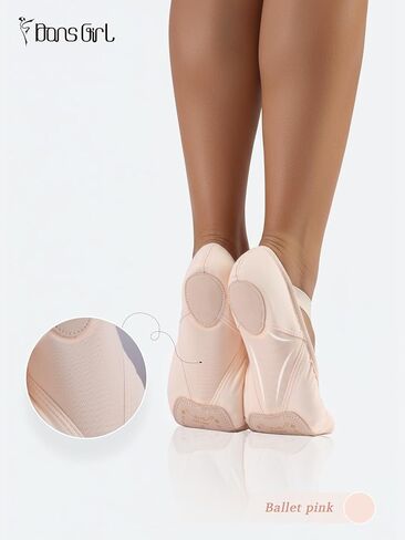One Pair of Ballet Pink High Elastic Strong Wrapping Professional Ballet Shoes for Girls, Modern Dance Shoes in Saudi Arabia