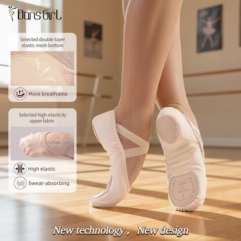 One Pair of Ballet Pink High Elastic Strong Wrapping Professional Ballet Shoes for Girls, Modern Dance Shoes in Saudi Arabia
