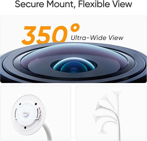 جهاز مراقبة الأطفال الذكي Monai 4K، رؤية ليلية آمنة للعين 950 نانومتر، 7 ميزات الذكاء الاصطناعي، كاميرا للأطفال بتطبيق الهاتف، تكبير 8X، تنبيهات فورية (البكاء/مغطاة الوجه)، بدون رسوم شهرية، مقاوم للاختراق، تخزين محلي in Kuwait