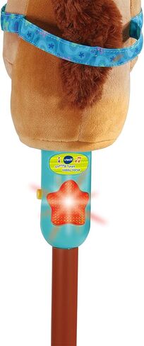 VTech Trotting Tunes Hobby Horse, Interactive & Imaginative Play, Motion Sensor with Music, Light Up Button, Easy Assembly, For Ages 2, 3, 4+ Years, English Version in Kuwait