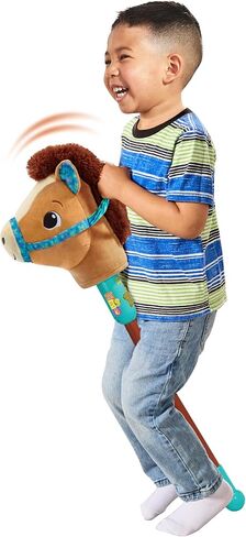VTech Trotting Tunes Hobby Horse, Interactive & Imaginative Play, Motion Sensor with Music, Light Up Button, Easy Assembly, For Ages 2, 3, 4+ Years, English Version in Kuwait