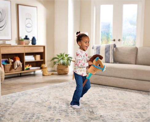 VTech Trotting Tunes Hobby Horse, Interactive & Imaginative Play, Motion Sensor with Music, Light Up Button, Easy Assembly, For Ages 2, 3, 4+ Years, English Version in Kuwait