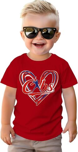 CM C&M WODRO Toddler Baseball Shirt Baby Boy Girl Base Ball Team Fans T-Shirt Kids Game Day Summer Short Sleeve Tee Tops in Kuwait