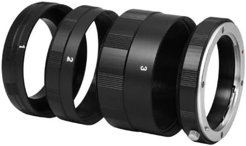 Mcoplus® PK Macro Extension Tube Kit for Pentax K Cameras, Extreme Close-ups Fits for Pentax K-7, K-5, K-r, K-x, K-m, K20D, K10D, K200D, K110D. K100D, *ist DL2, *ist DL, *ist Ds, *ist D in Kuwait