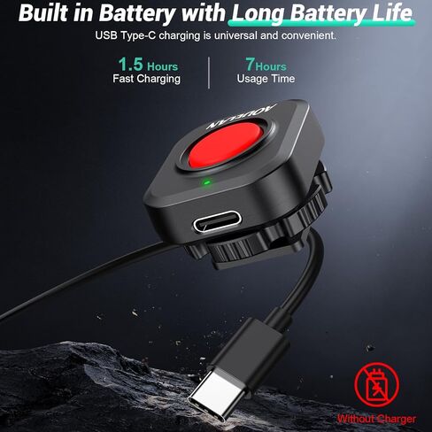 Rechargeable Wireless Camera Record Button for Top Side Handle, Video Start/Stop Remote Control Trigger for Canon R6 II/ R100, for Nikon Z6 III/ Z30, for Sony ZV-E10/ A6700, for Fujifilm X‑T30 III etc in Kuwait