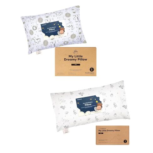 KeaBabies Mini Toddler Pillow with Pillowcase 9X13 and Buddy Toddler Pillow with Pillowcase 10x18 - Kids Small Traveling Essentials - Soft and Breathable Kids Cushion for Sleeping in Kuwait