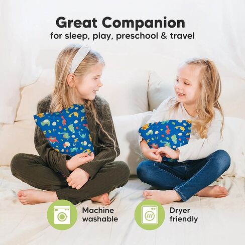 KeaBabies Mini Toddler Pillow with Pillowcase - 9x13 My Little Dreamy Travel Kids Pillow for Sleeping, Toddler Bed, Small, Tiny, Cotton Pillowcase, Soft & Breathable, Kids 2-4 Years Old in Kuwait