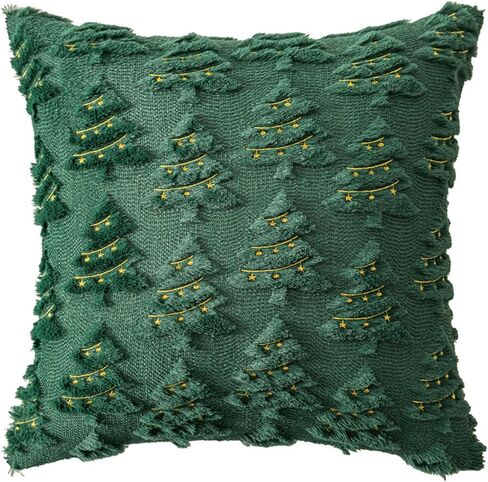 Holiday Pillowcase Christmas Lights Embroidery Living Room Decoration Pillow Sleeve Case Machine Washable Embroidered Home Decorationc in Saudi Arabia