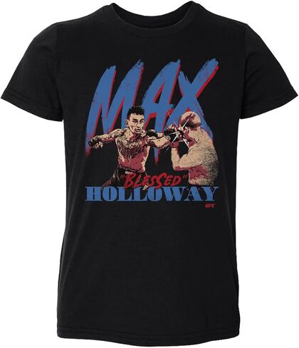 قميص 500 LEVEL Max Holloway UFC للأطفال الصغار - Max Holloway Strike باللون الأبيض in Kuwait