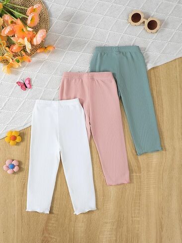 3 Pack Toddler Baby Girls Clothes Casual Pants in Kuwait