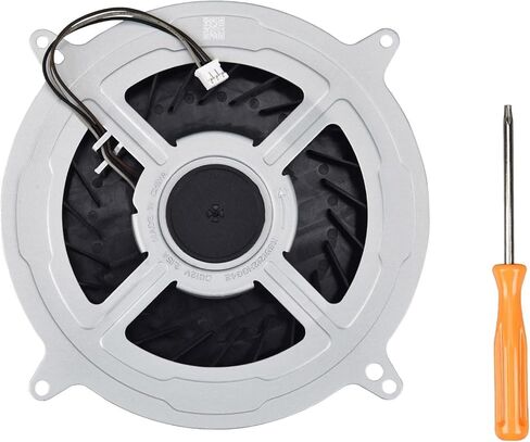 New Replacement PS5 CPU Cooling Fan, Internal Cooler Fan Replacement for Sony PlayStation 5 PS5 CFI-1015A CFI-1115A CFI-1118A CFI-1215A Series 12V 2.15A 23 Blades Fan 17 Blades in Saudi Arabia