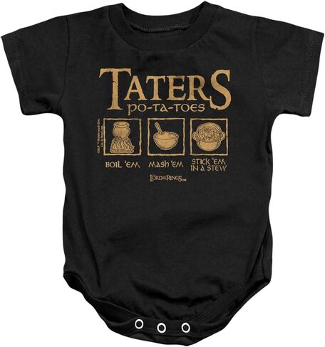 Popfunk Lord of the Rings Taters Unisex Infant Snap Suit for Baby in Kuwait