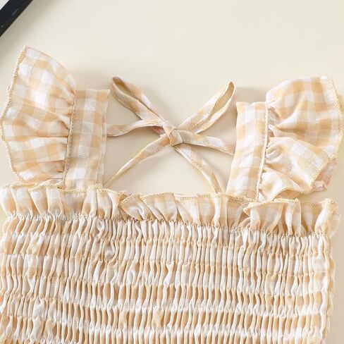 Toddler Girl Summer Clothes Ruffle Flying Sleeve Top Wide Leg Pants Set 2Pcs Outfits in Saudi Arabia