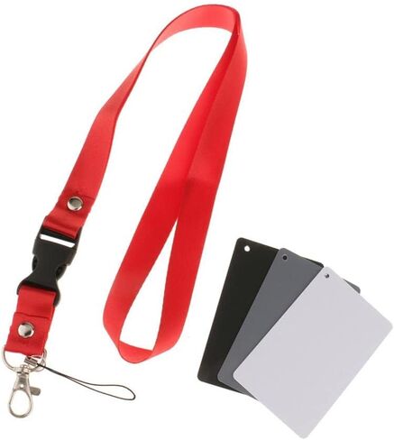 Baoblaze 3 in 1 / Grey Exposure White Balance Card Set for Digital Photography in Kuwait