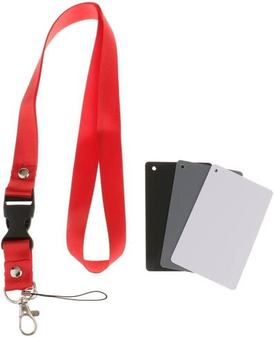 Baoblaze 3 in 1 / Grey Exposure White Balance Card Set for Digital Photography in Kuwait