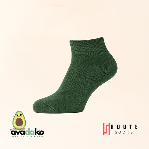 Baby Toddler Ankle Socks 5 Pairs | Soft Cotton Crew Socks for Boys & Girls | Newborn Infant Kids Breathable Seamless Sock Set in Kuwait