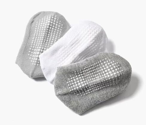 Eohak 6 Pairs Baby Non Slip Grip Ankle Socks Grip Crew Socks with Anti Skid Soles for Infants Toddlers Kids Boys Girls in Saudi Arabia