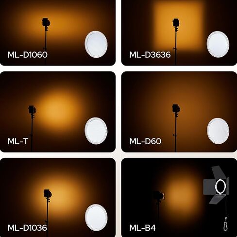 مجموعة النشر المغناطيسي Godox متوافقة مع ML150Bi، ML80Bi، ML100Bi، ML100R، ML60II Bi، ML60Bi معدل الضوء الناعم in Kuwait