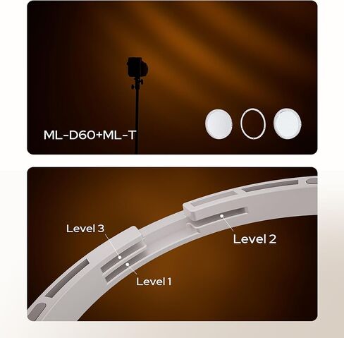 مجموعة النشر المغناطيسي Godox متوافقة مع ML150Bi، ML80Bi، ML100Bi، ML100R، ML60II Bi، ML60Bi معدل الضوء الناعم in Kuwait